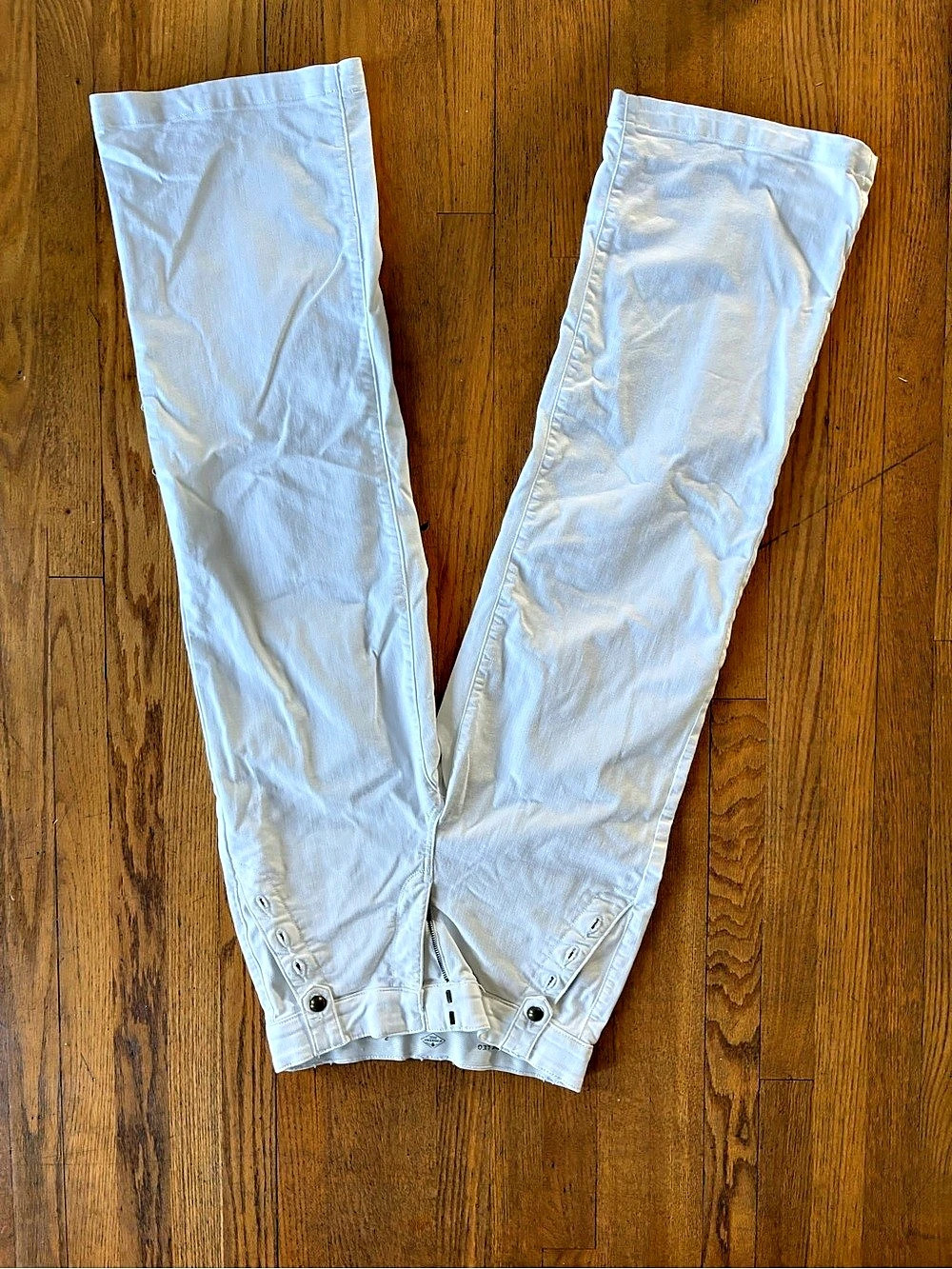 St. John's Bay White wide leg trouser jeans